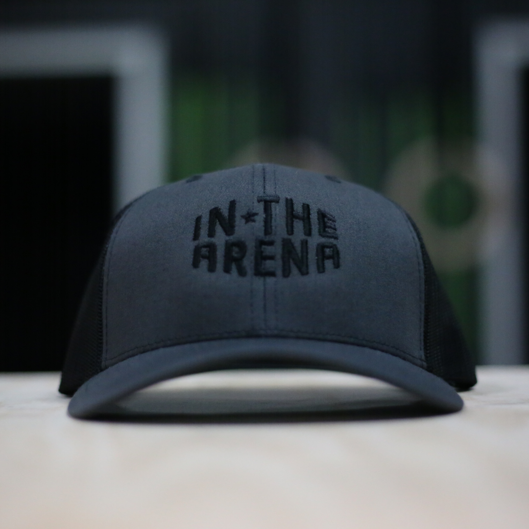 In the Arena Hat- Dark Grey / Black